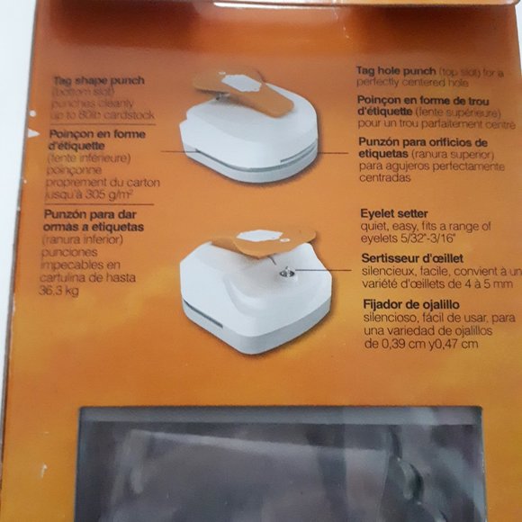 Fiskars Tag Maker Punch with Eyelet Setter - Picture 5 of 6
